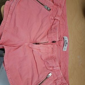 Size 7 Junior Hollister Shorts, Coral